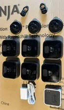 Blink Mini 6-Pack Indoor Wi-Fi Security Cameras 1080p Alexa w/ Mounts Pre Owned