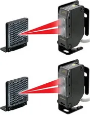 NIR Reflective Photoelectric Sensor - Weatherproof, Adjustable, Pack of 2