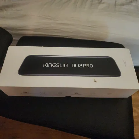 Kingslim DL12 Pro 4K Mirror Dash Cam with Backup