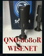 Wisenet QNO-8080R Network Bullet Color Camera W/ 5MP 3.2-10mm (SN:1TPY) TESTED!