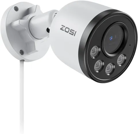 ZG1804E 4MP Add-On Camera with Audio,Outdoor Poe Security Camera with Night Visi