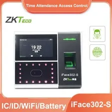 ZKTeco iFace302-S Time Fingerprint Facial Recognition Access Control Terminal