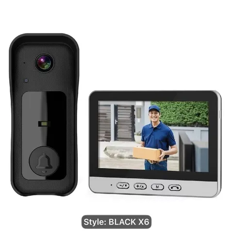 Wireless Video Doorbell Camera 1080p with Clear Night Vision for Front Door