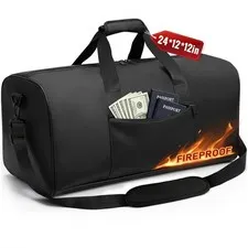 Large Fireproof Document Bag, 24x12x12in Portable Fireproof Waterproof Docume...