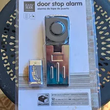 Easy Home IN03E Door Stop Alarm, On/Off Switch, Sensitivity, Battery Powered