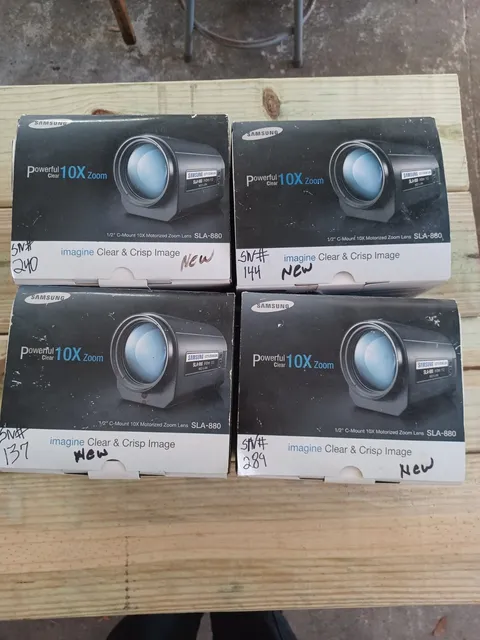 4 samsung security cameras SLA-880