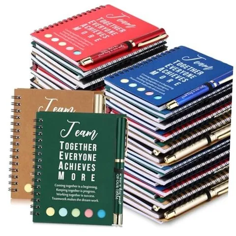 Jetec juegos de cuadernos de espiral con bolígrafo, regalos 25 (Classic Color)