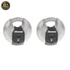 Master Lock Heavy Duty Outdoor Shrouded Padlock, 2 Pack