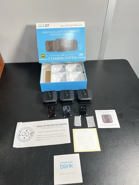 3 Blink XT Battery Powered Add-On Security Camera XT1 -No Sync Module