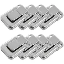 8 pcs Silver Quick Toggle Latch Catch Case Jewellery Trinket Guitar Spares