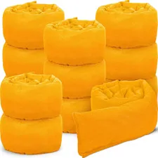 12 Pcs Water Barrier 5 Ft X 6.5 Inch Flood Barriers for Home Reusable Absorbent