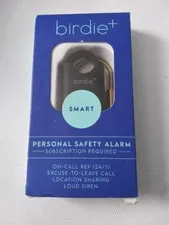NEW She's Birdie The Original Personal Safety Alarm With Brass Keychain 