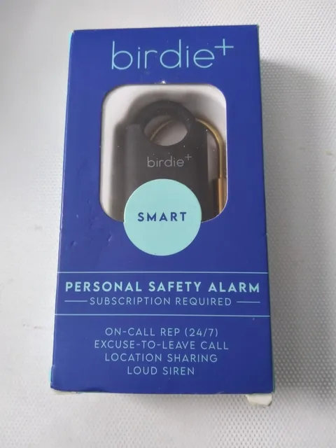 NEW She's Birdie The Original Personal Safety Alarm With Brass Keychain 