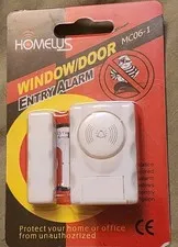 Homelus Alarm System Window / Door Entry Alarm MC06-1 Magnetic No Wires LOUD
