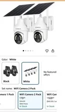 Semuah Pan Tilt Security Camera Battery/Solar Powered/new 