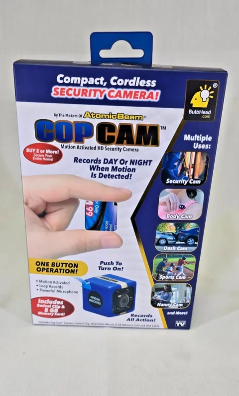 COP CAM HD SECURITY CAMERA Motion Activated Security Camera NEW