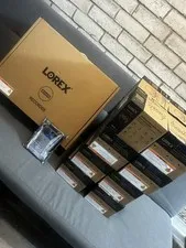 16 4k Lorex cameras, a 16-channel 4tb NVR, & 16tb Skyhawk Hard drive