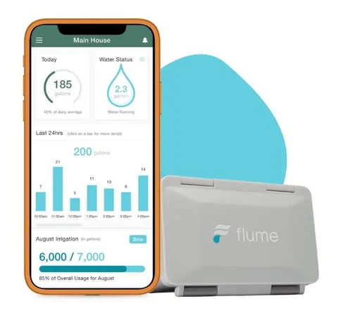 Flume 2 F2100 Smart Home Water Monitor and Leak Detector