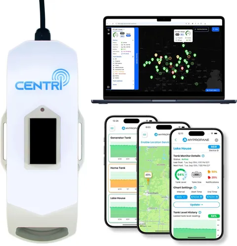 Mypropane | Propane Tank Monitor | No Recurring Fees | 4G/5G LTE | Solar Chargin
