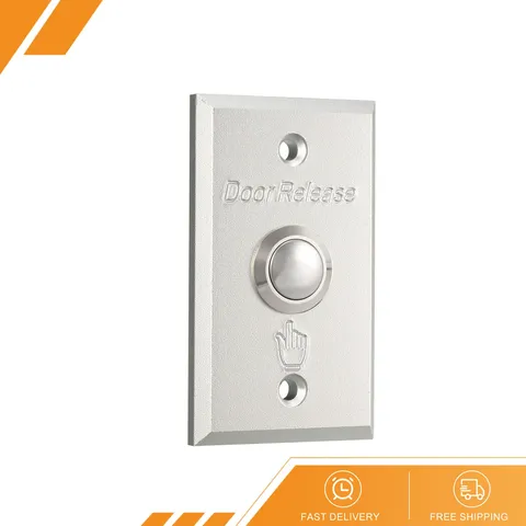 Door Release Button Push to Exit NO Switches 86x50mm 36V 3A Aluminium Alloy