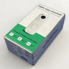Blink Video Doorbell 2nd Gen 1440p HD White Sync Module Not Included Sealed