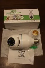 Pan, Tilt and Zoom light bulb socket WiFi surveillance camera