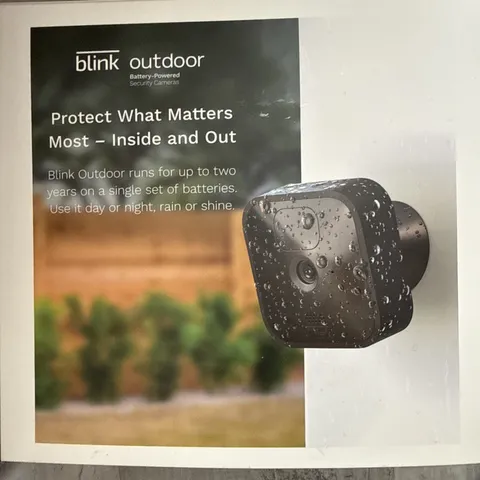 4 Blink Outdoor Wireless smart security cameras W/ SinkModule, And Mounts