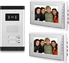 AMOCAM Apartment Video Intercom System – 2 Units Wired 7" Monitor