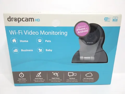 Dropcam HD 720p Wi-Fi Video Monitoring Home Business Baby Pet Security Camera 