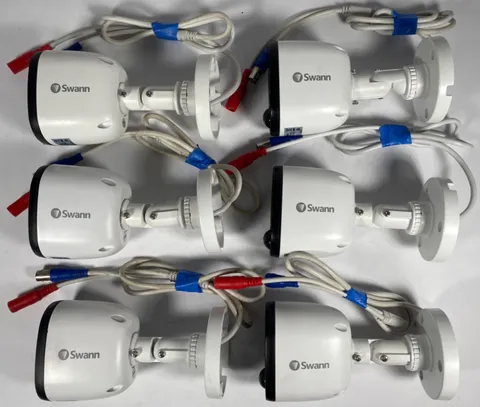 Swann PRO-1080MSFB Indoor Outdoor Wired 1080P BNC Security Camera Lot of 6