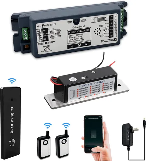2.4Ghz Wifi Access Control 400Lb Holding Force Electic Magnetic Door Lock System