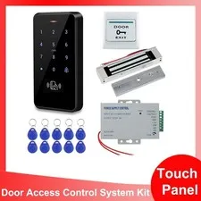 Door Access Control System Kit IP68 RFID Keypad Waterproof Outdoor 180KG Lock