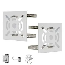 2pcs Universal Wall Mounting Bracket with 4 Loops