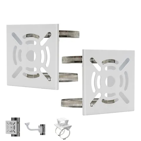 2pcs Universal Wall Mounting Bracket with 4 Loops