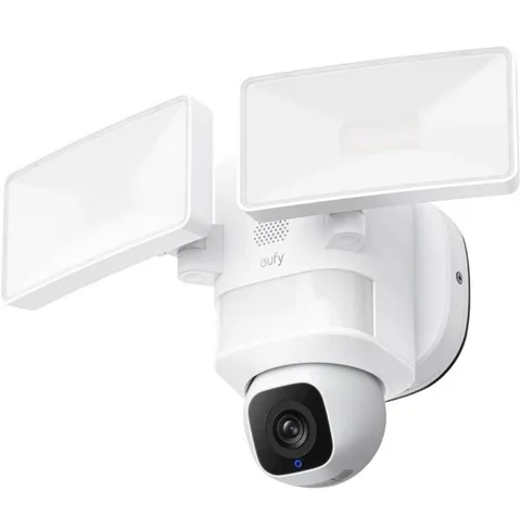 eufy Floodlight Camera E30 Outdoor Security Cam 2K 360°PTZ Alert AI Detect&Track