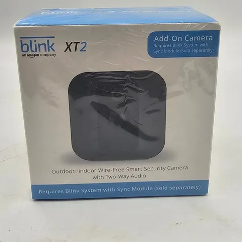 Blink XT2 Add-On Smart Security Camera 1080p HD Wire-Free BCM00200U Black New