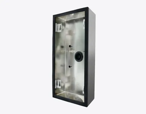 DoorBird SMB D2101V Surface Mount Housing Backbox V2A Brushed Stainless Steel