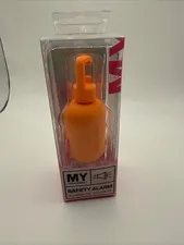 MyTagalongs Personal Safety Alarm NIB Orange 125dB Siren LED Strobe Carabiner