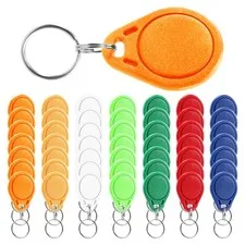 50Pcs UID 13.56MHz  0 Sector Writable IC Card Clone Changeable  Keyfobs Key8942