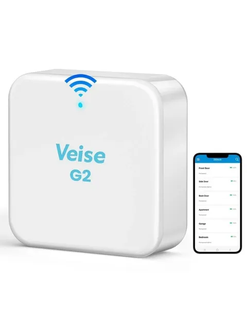 Veise G2 Gateway Smart Deadbolt WiFi Remote Control DD & TT Lock APP Compatible