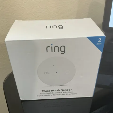 Ring Glass Break Sensor 2 Pack Wireless Smart Home Security Alarm Z Wave New