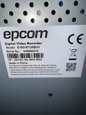 Epcom EV-5016turbox DVR 16 Channels 8 MP (4K) TurboHD + 16 Channels IP