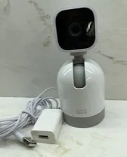 Blink Mini Pan-Tilt Alexa-Enabled Security Camera - White WORKING EXCELLENT