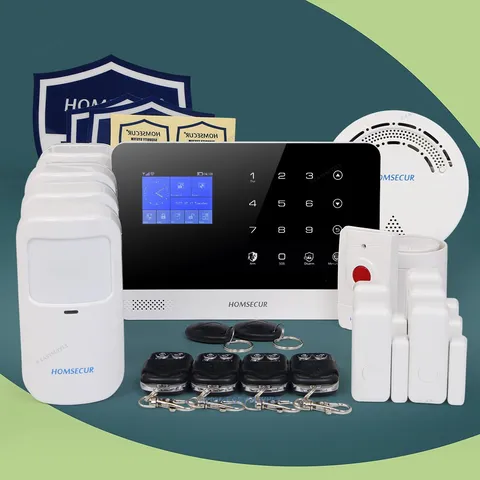 HOMSECUR Alarm System For Home Burglar Security 433MHz WIFI GSM Wireless Alarm