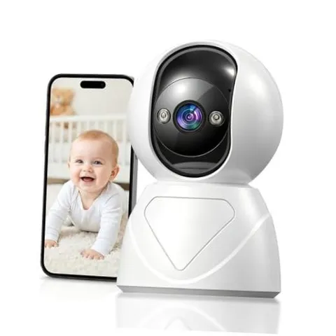 Indoor Security Camera, 5GHz 3MP Baby Monitor Camera for Baby & Pet 1 Pack