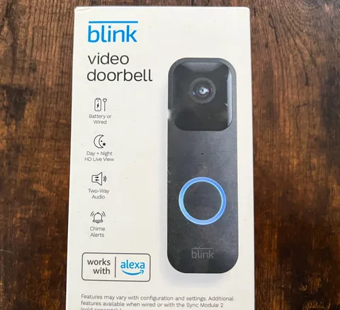 Blink Video Doorbell Alexa Compatible (Wired OR Wireless) Brand New