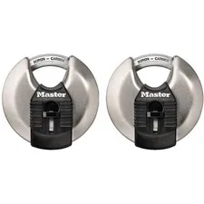 Master Lock M40XTCCSEN Stainless Steel Disc Lock Padlock 2-3/4 in.