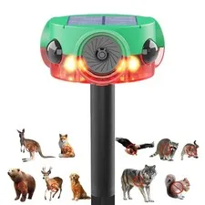 Outdoor Motion Sensor Alarm, Barking Dog Alarm with 360° Detection, Supports ...