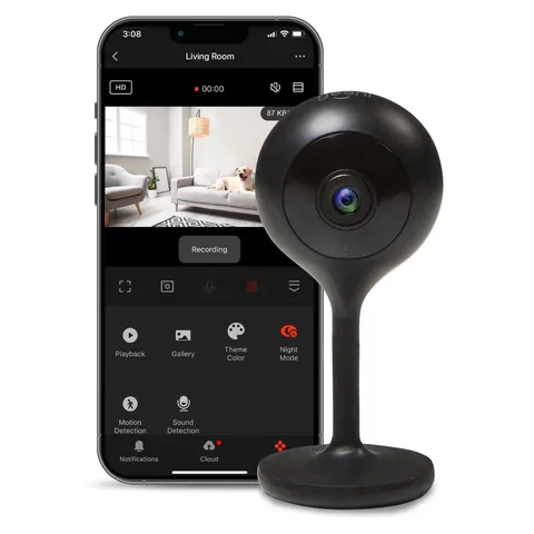 Look Indoor Home Security 1080P HD Video Surveillance Camera with Motion Detecti