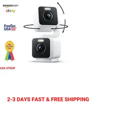 Wyze Duo Cam Pan Indoor Outdoor IP65 2K 360 Degree Smart Home Security Camera